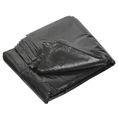 Мешки мусорные ПВД 120л 50+20x110см (40) В пачках (по 20 шт) (х20/200)