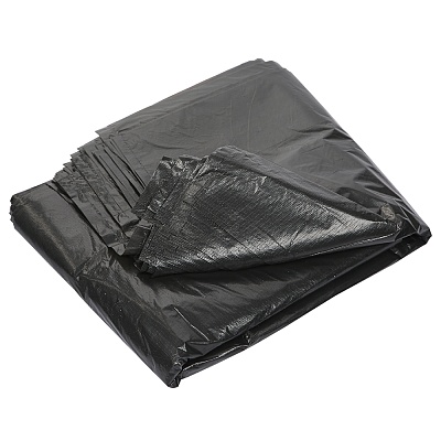 Мешки мусорные ПВД 120л 50+20x110см (40) В пачках (по 20 шт) (х20/200)